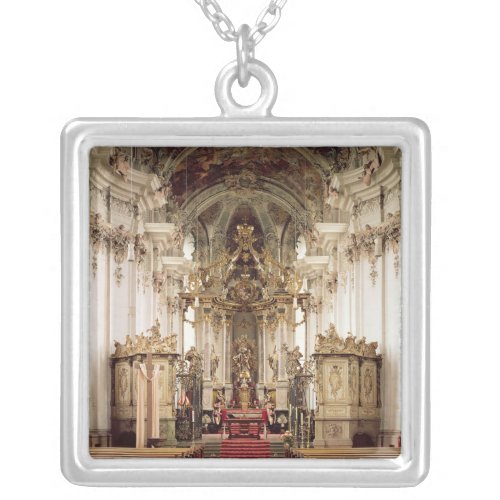 Interior designed by Balthasar Neumann  1734_54 Silver Plated Necklace