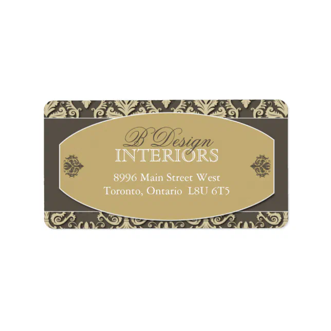 Interior Designer Address Labels | Zazzle