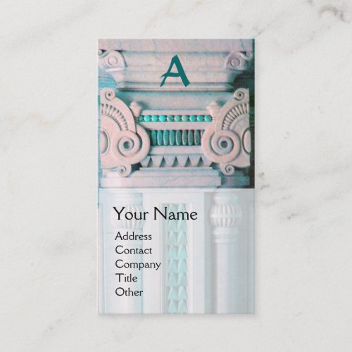 INTERIOR DESIGNER ARCHITECTURE Monogramgreen Business Card