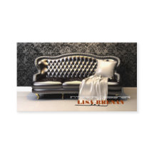 Interior Designer Black Sofa Modern Leathern Black