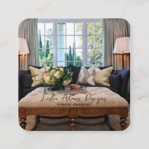 interior designer business card