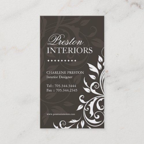 Interior Designer Business Card