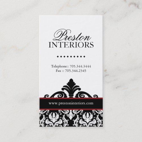 Interior Designer Business Card