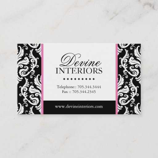Customizable Interior Designer Business Card