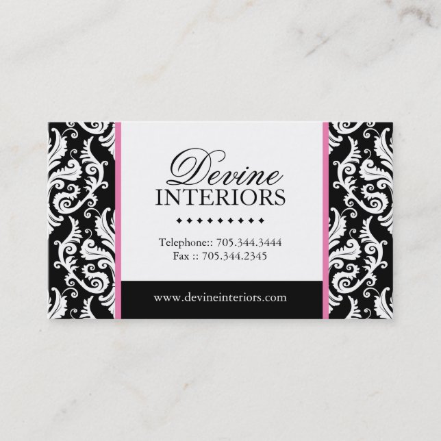 Interior Designer Business Card (Front)