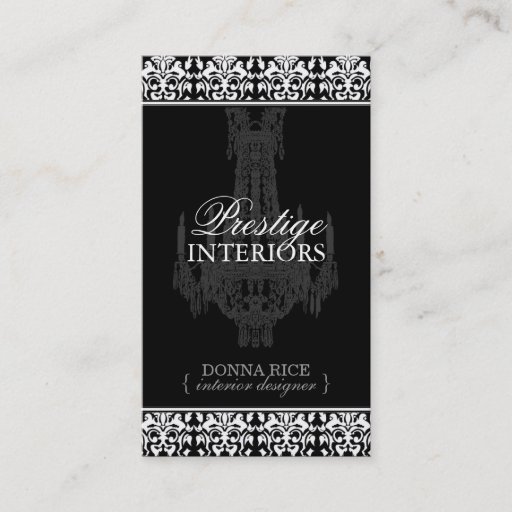 Customizable Interior Designer Business Card