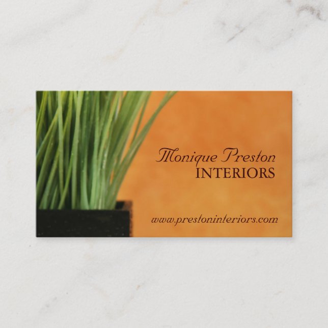 Interior Designer Business Card (Front)