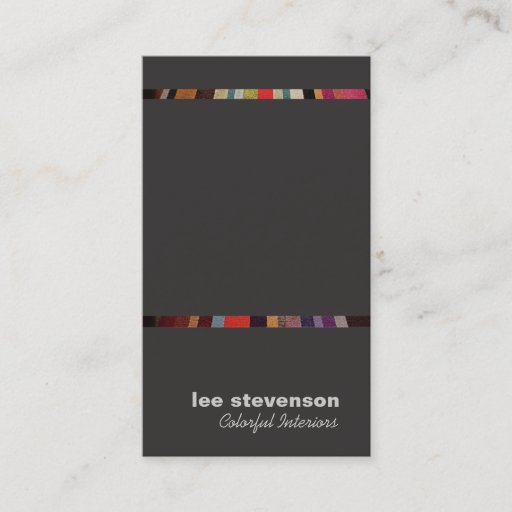 Customizable Interior Designer Business Card