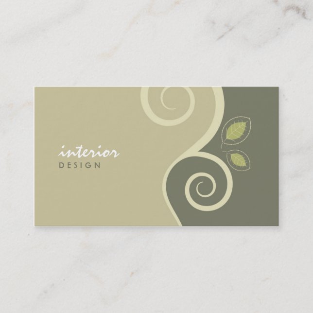 Interior Designer Business Card (Front)