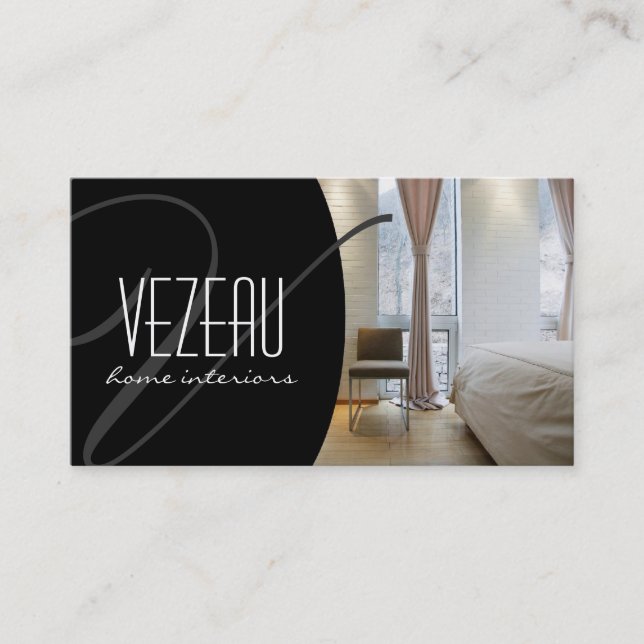 Interior Designer Business Card (Front)