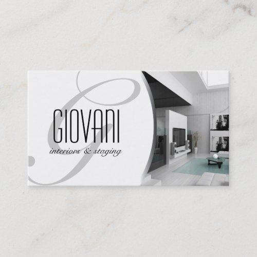 Interior Designer Business Card