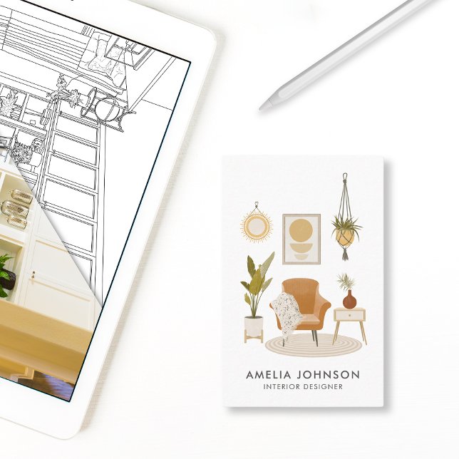 Interior Designer Business Card (Creator Uploaded)