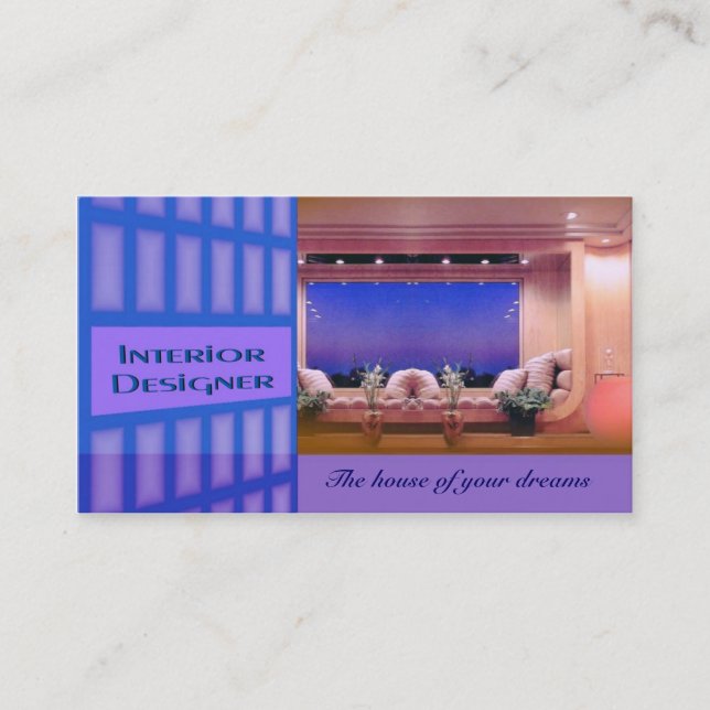 Interior Designer Business Card (Front)