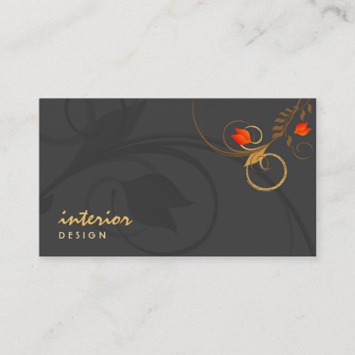 Customizable Interior Designer Business Card