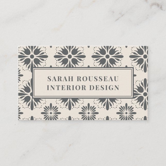 Interior Designer Business Card (Front)