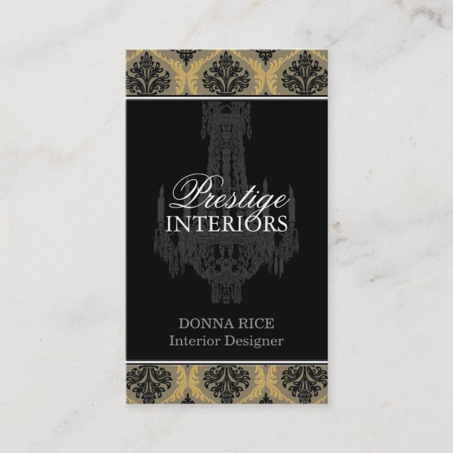 Interior Designer Business Card (Front)