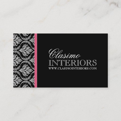 Customizable Interior Designer Business Card