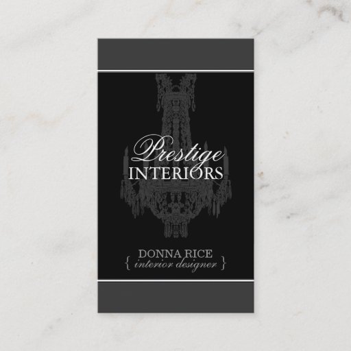 Customizable Interior Designer Business Card