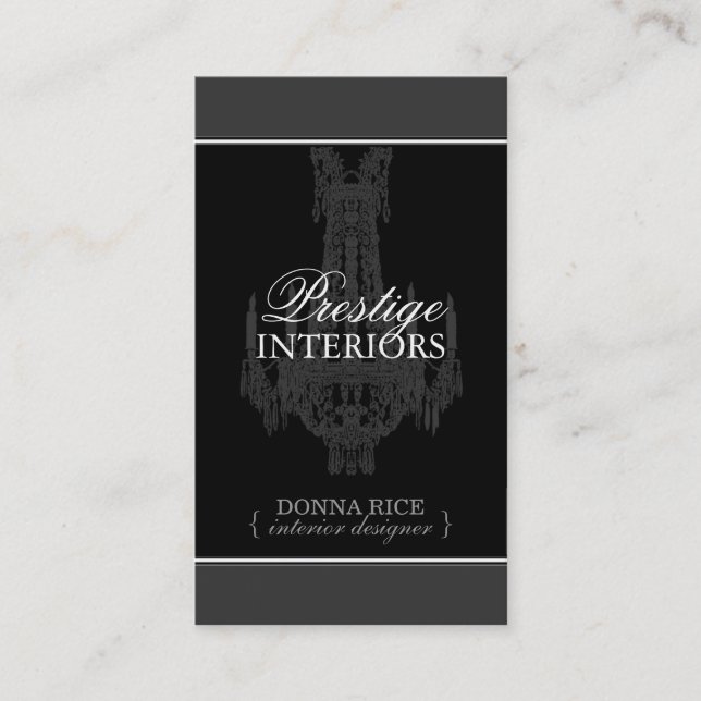 Interior Designer Business Card (Front)