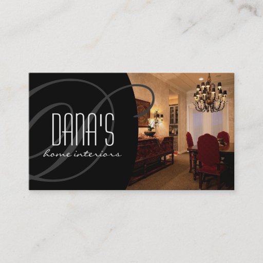 Customizable Interior Designer Business Card