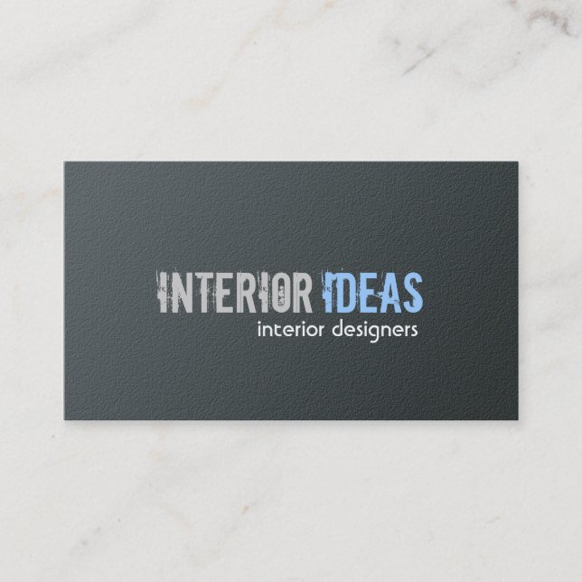 Interior Designer - Business Cards (Front)