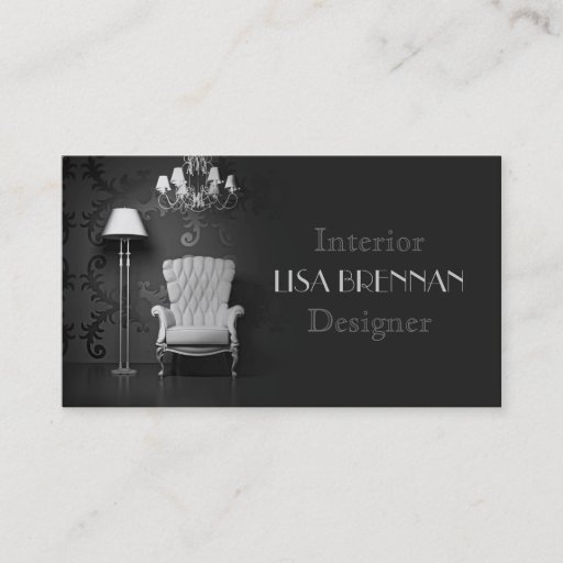 Customizable Interior Designer Business Card Template