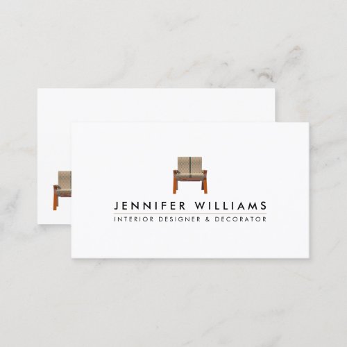 Interior Designer Decorator Business Card