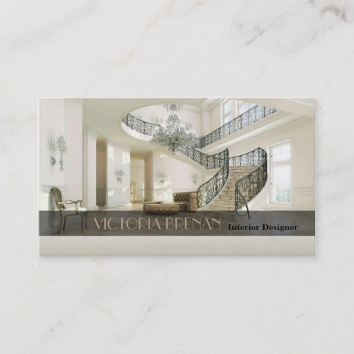 Interior Designer Furniture Living Room Decor Business Card