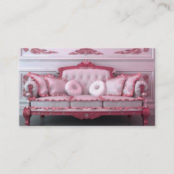 Interior Designer Furniture Style Vintage Business Card by paplavskyte at Zazzle