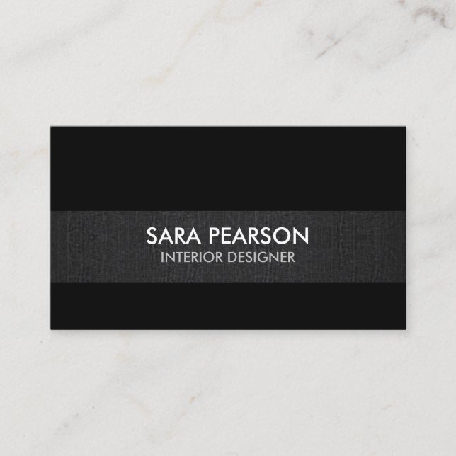 Interior Designer Home Improvement Business Card (Front)