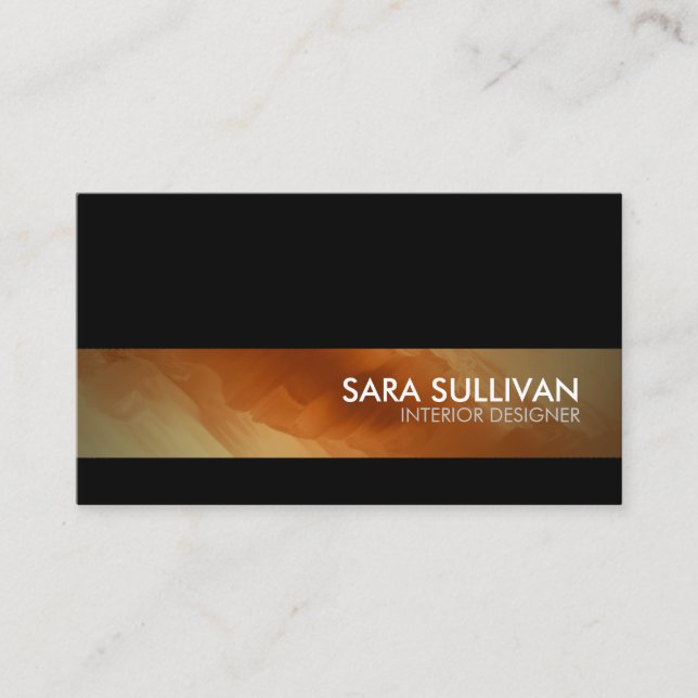 Interior Designer Home Remodeling Business Card (Front)