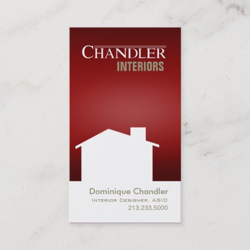 Customizable Interior Designer Home Stager Design Consultant Business Card Templates