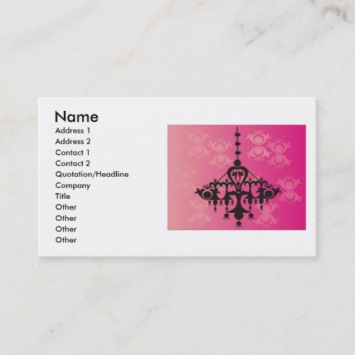 Interior Designer or Boutique Business Card