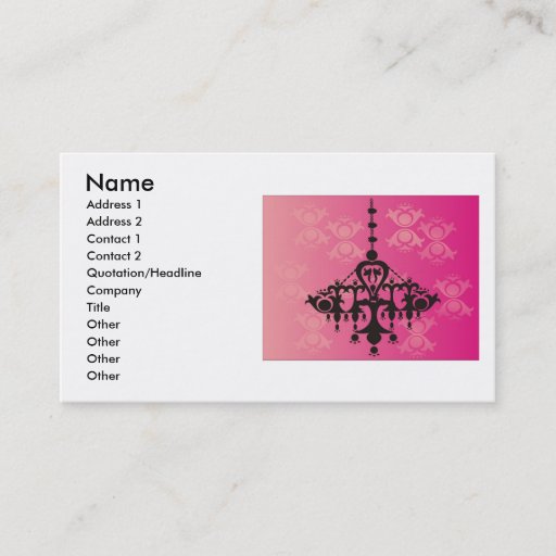 Customizable Interior Designer or Boutique Business Card