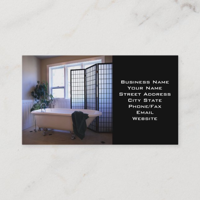 Interior Designer or Staging Business Card (Front)