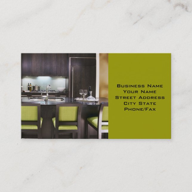 Interior Designer or Staging Business Card (Front)