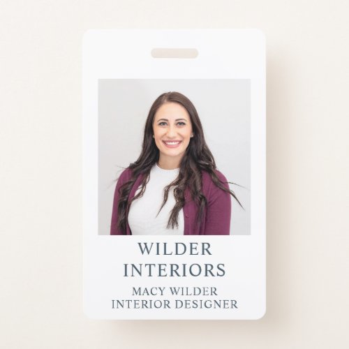 Interior Designer Photo Badge