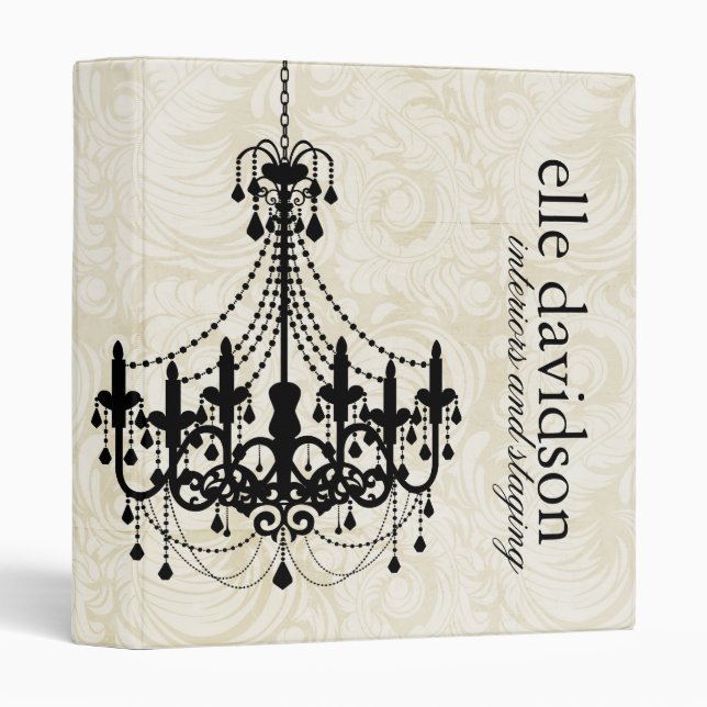 Interior Designer Portfolio 3 Ring Binder (Front/Spine)