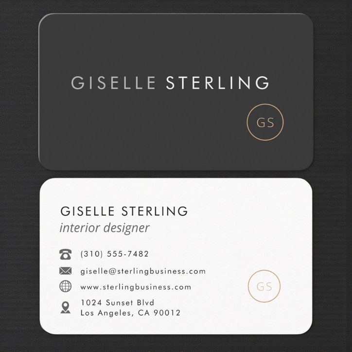 Interior Designer Professional Business Card