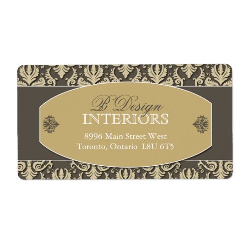 Interior Designer Shipping Labels