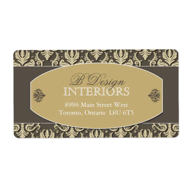 Interior Designer Shipping Labels | Zazzle