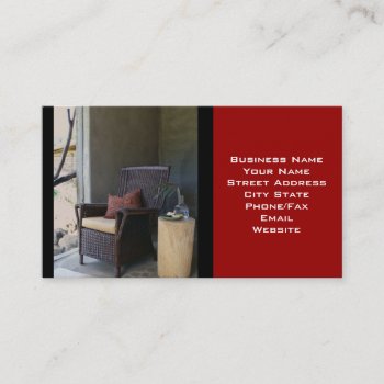 Interior Designer/staging Business Card by lifethroughalens at Zazzle