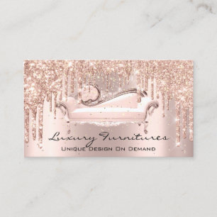 Interior Designer Unique Furnitures Rose Sofa Lux Business Card