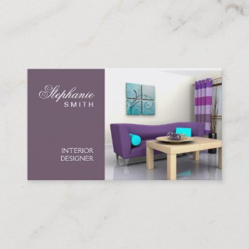 Interior Designers Business Card by Kjpargeter at Zazzle