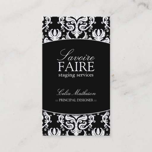 Customizable Interior Designing Business Cards