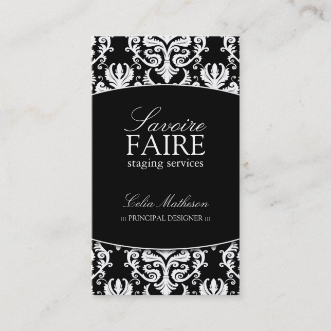 Interior Designing Business Cards (Front)