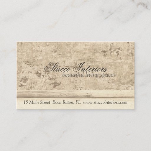 Customizable Interior | Exterior Design Business Cards