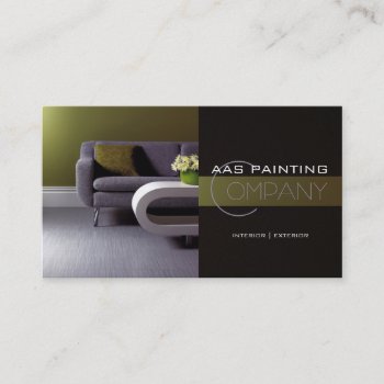Interior  Exterior Designer Business Card by olicheldesign at Zazzle