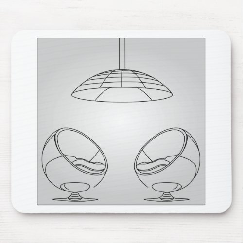 interior furniture with lighting mouse pad