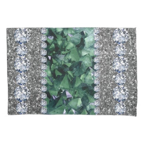 Interior Glitter Chic Silver Home Rose Marble Pill Pillow Case